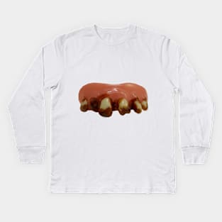 Rotten To The Core Bad Teeth Kids Long Sleeve T-Shirt